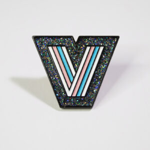 Visibility Limited Edition Glitter Enamel Pin