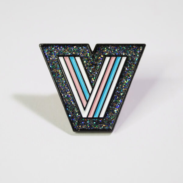 Visibility Limited Edition Glitter Enamel Pin